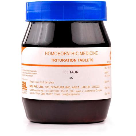 BUY SBL Fel Tauri 3X 450g DISCOUNT 55% OFF CoD | Homeonherbs