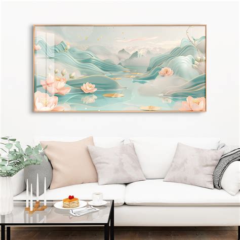 Nature Scenery Acrylic Wall Art with Metal Frame (MFNTR001) – Khirki.in