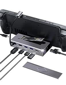 KASTWAVE M.2 Docking Station for Steam Deck, 7 in 1 Docking Station ...