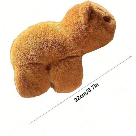 Wristband Lying Capybara Plush Doll With Cute Paw Design, Lovely ...