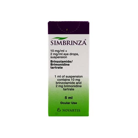 Simbrinza Eye Drops 5Ml – Pharmazone