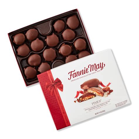 Amazon.com : Fannie May Pixies, Milk Chocolate Covered Caramel with ...