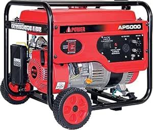 A-iPower AP5000V 5000-Watt Gas Powered Portalable Generator | AP5000 ...