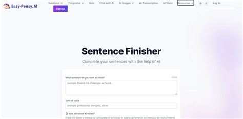 Top 6 Finish My Sentence Generators You Can Trust