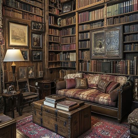 A collectors corner with rare and antique books manuscripts and ...