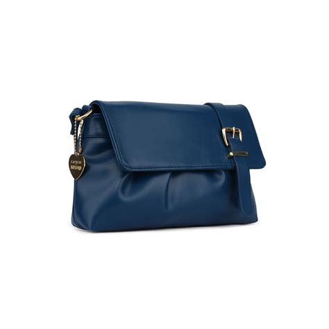 Buy Caprese Emily in Paris Navy solid small Sling Handbag Online