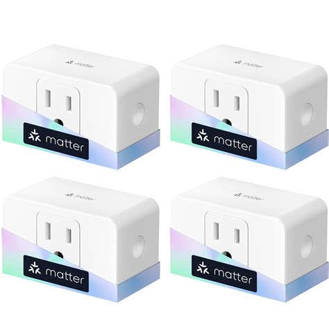 meross Matter Smart Plug, Energy Monitoring Smart Outlet, Wi-Fi Plug ...