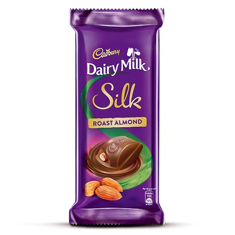 Cadbury Dairy Milk Silk Roasted Almonds Chocolate Bar, 143g (Pack of 3 ...