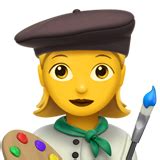 👩‍🎨 Woman artist emoji copy paste png download