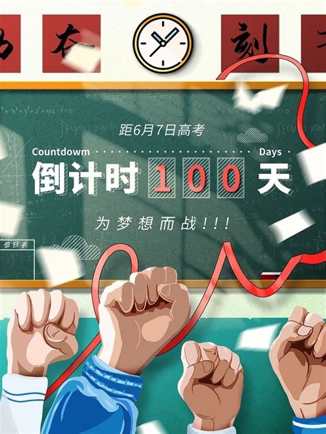 【百日誓师】高考倒计时100天：20个励志标语&壁纸——送给所有高考人 - 哔哩哔哩
