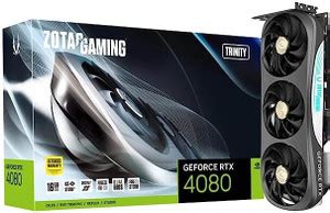 ZOTAC GAMING GeForce RTX 4080 Trinity GDDR6X 16 GB NVIDIA Chipset 256 ...