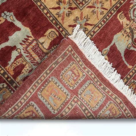Pazyryk Hand Knotted Woollen Rug – Obeetee Carpets India