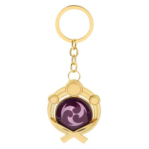 Anime Genshin Impact Vision Keychain - Eye of God Hydro Dendro Electro ...