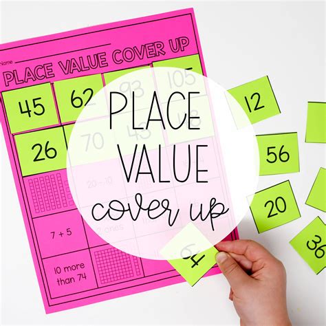 Place Value Cover Ups - The Stem Laboratory Math Fact Games, Math Facts ...