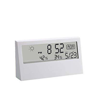 Buy The Giftery Digital Table Alarm Clock with Day, Date, Time ...