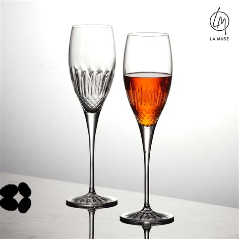 Diamond Drizzle - Champagne Glasses Set (220 ml) by La Muse | Luxury ...