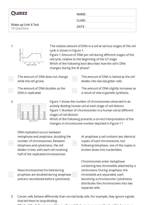 50+ gene regulation worksheets for 11th Class on Quizizz | Free & Printable