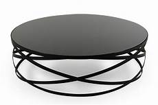 Black Circle Coffee Table by Modrest Wixon Modern Black Coffee Table Black Circle Coffee Table