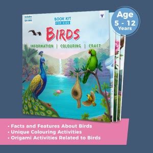 Bird Activity Book Kit For Kids |Early Learning Book | Birds ...