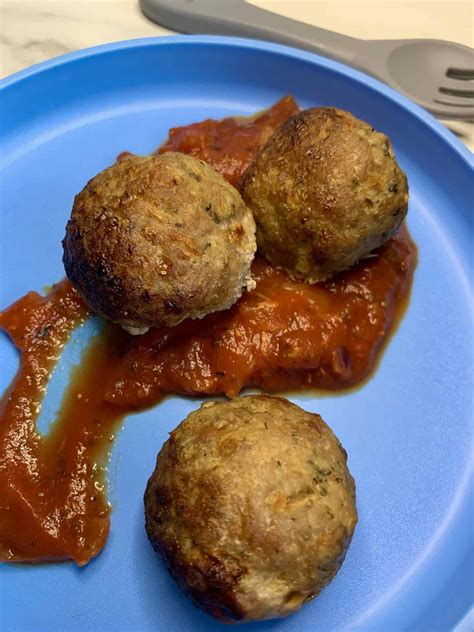 Pork Apple Meatballs | Baby Led Weaning & Toddler Recipe