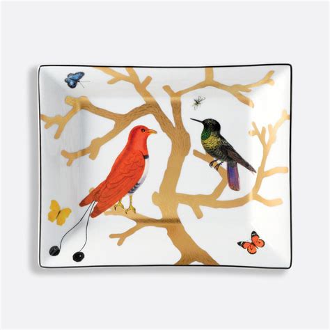 Bernardaud | Aux Oiseaux Rectangular Ashtray | Now in India | Bring ...