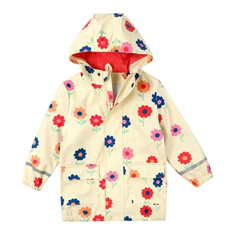 Rain Coats Children'S Print Raincoat For Boys And Girls Outdoor Water ...