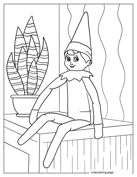 Elfontheshelf Coloring Pages