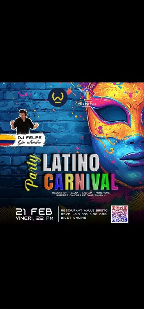 Party Latino Carnival, Walls Bistro, Brasov, 21 February 2025 | AllEvents