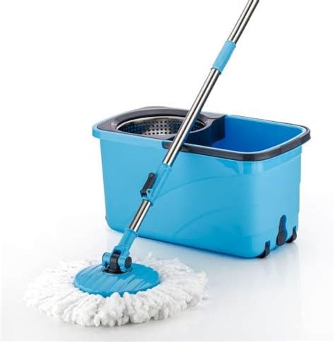 Spotzero by Milton Prime Spin Mop with Big Wheels and Stainless Steel ...