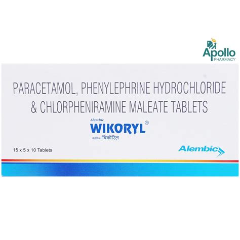 Wikoryl Tablet | Uses, Side Effects, Price | Apollo Pharmacy