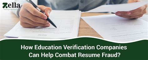 How Education Verification Companies Can Help Combat Resume Fraud?