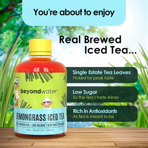 Lemon Grass Iced Tea (250 ml X 6 pack) – Beyond Water