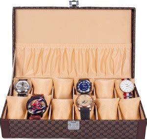 Clocksy Brown Color Design Watch Box Watch Box Price in India - Buy ...