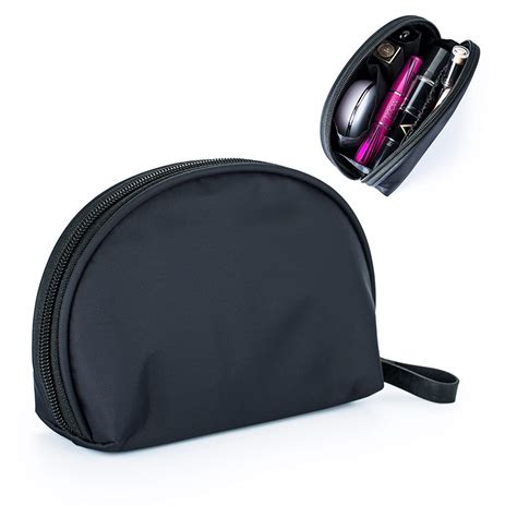 Hekyip Half Moon Cosmetic Bag, Travel Makeup Pouch, Portable Waterproof ...
