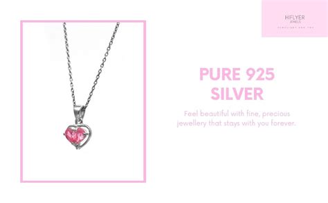 Buy Hiflyer Jewels 925 Sterling Silver Ring Pink CZ Gemstone V Shape ...