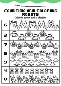 Robot Math Worksheet 的图像结果