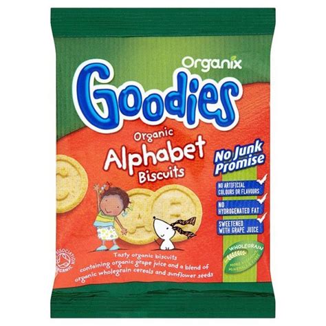 Organix - Organic Alphabet Biscuits 25g | BabyOnline HK