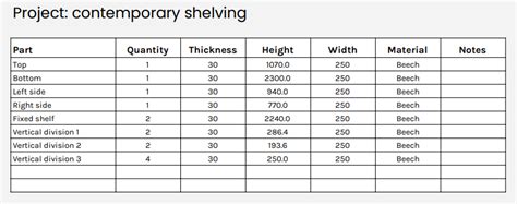 Cutting list optimizer for professional workshops | WOOD DESIGNER