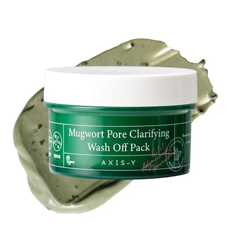 AXIS-Y Mugwort Pore Clarifying Wash Off Pack | Exfoliating | Pore ...