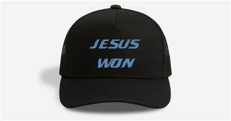 Jesus Won Snap Back by A Crafty Sticker | Customized caps | Sticker ...