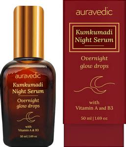 AURAVEDIC Kumkumadi Tailam Retinol Night Serum Niacinamide Serum For ...