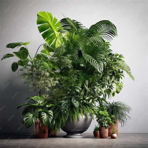 Premium AI Image | Multiple types of houseplants