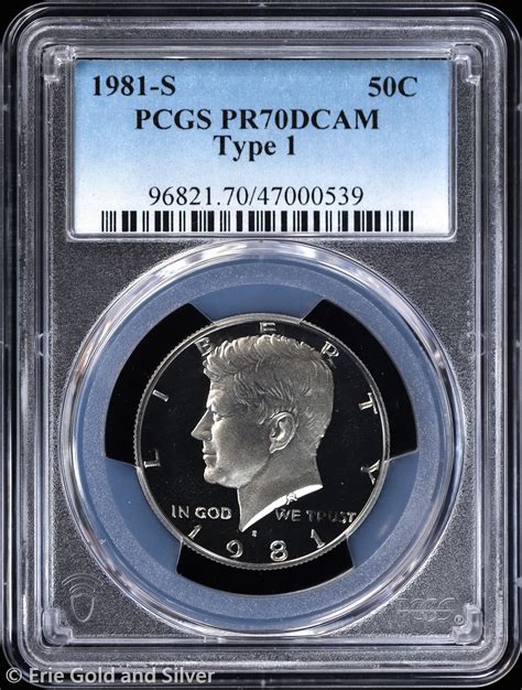 Erie Gold And Silver | 1981-S 50C Proof Type 1 Kennedy Half Dollar PCGS ...