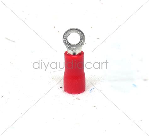 DAC-Insulated Ring Terminal Red Pack of 100 RV1.25-3.2 - diyaudiocart