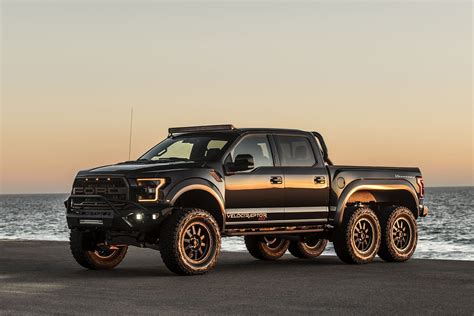 Driving the Hennessey Velociraptor 6x6: Maximum America in a 6-Wheel-Drive Ford F-150 Raptor ...