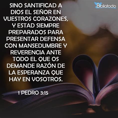 1 Pedro 3:15 Referencias Cruzadas de la Biblia | Conexiones Versículo a ...