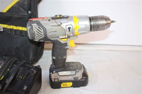 Stanley Fatmax Drill w/ Battery/Charger/Bag (Tested Works) - Bodnarus ...