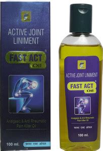 SAKSHAM Formulation Activate Joint Liniment FAST ACT OIL For joint pain ...