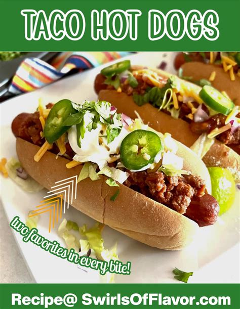 Hot Dog Taco - Swirls of Flavor