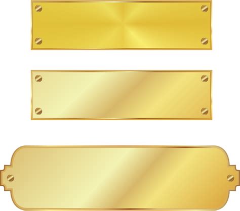 Big Gold Name Plates at Chloe Maygar blog